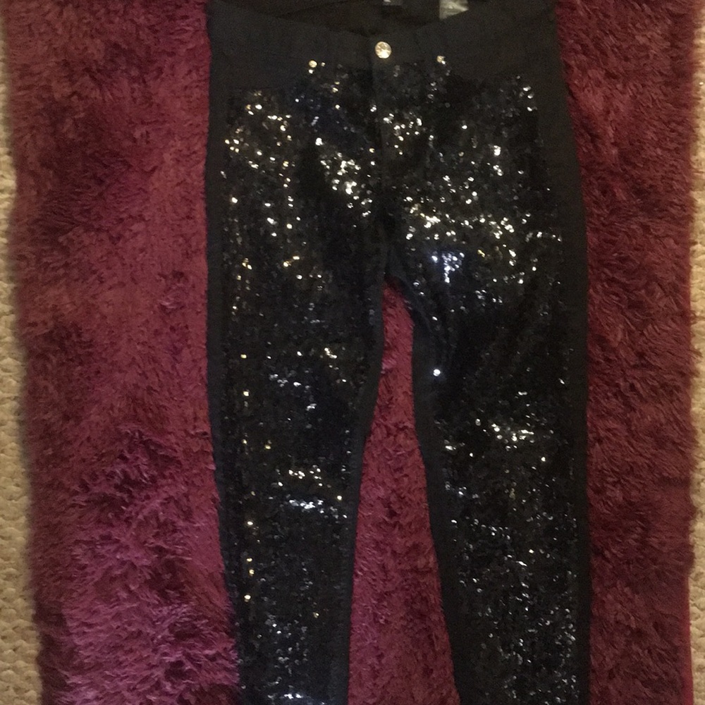 Glitter  black glitter and shine